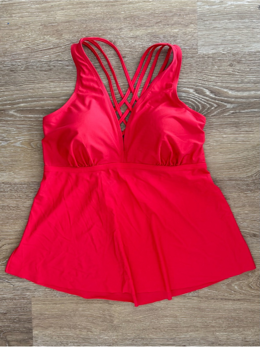 Swimsuits For All Strappy Tankini Top